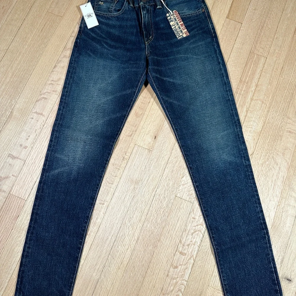 Ralph Lauren Double RL RRL Jeans Size W29XL32 Slim Narrow Brand New With Tags - Picture 1 of 12